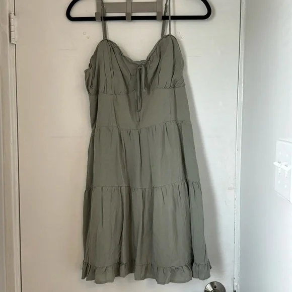 Ci Sono | Dresses | Olive Green Summer Dress | Poshmark